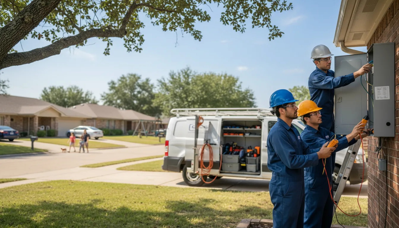Certified electrician providing emergency electrical services in Cortland, IL